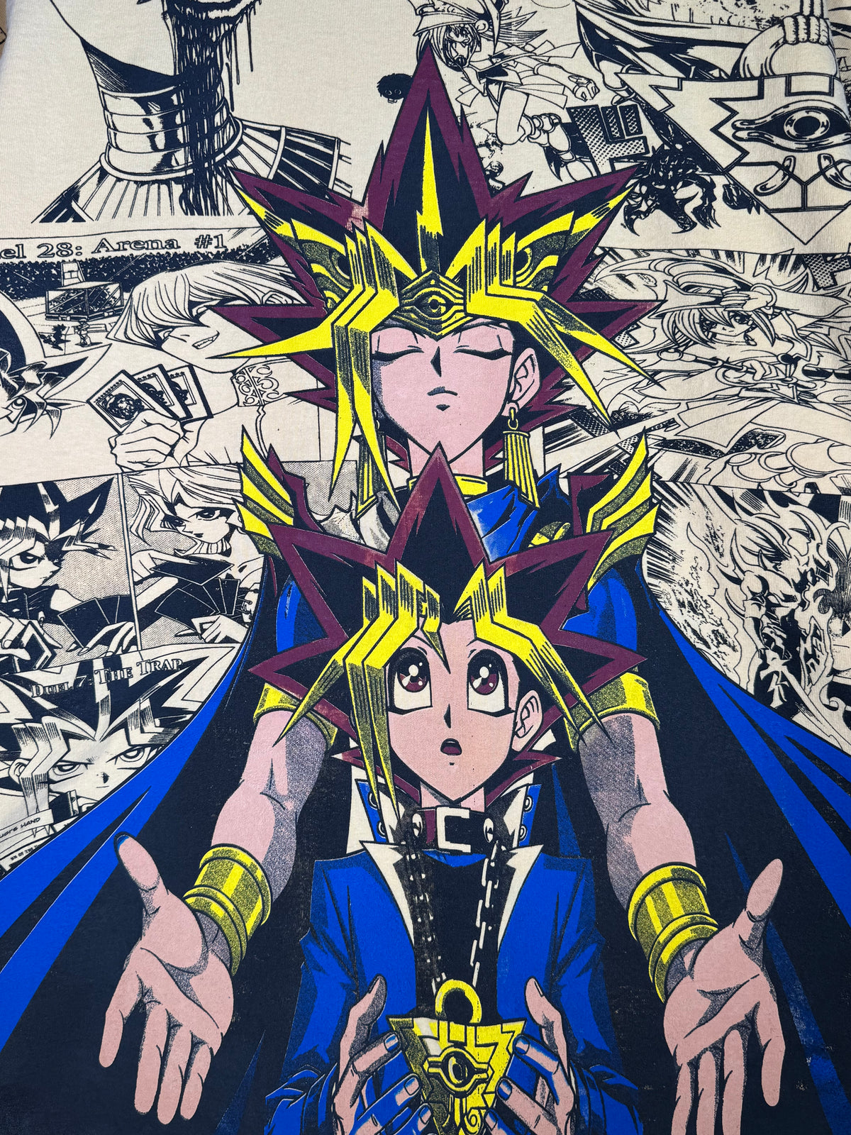 Super Cream - Yu-Gi-Oh Manga Mega Print - Shirt