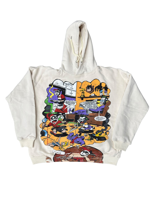 Black-Large-Dragon Ball Z Saiyan Saga Villains Graphic Hoodie