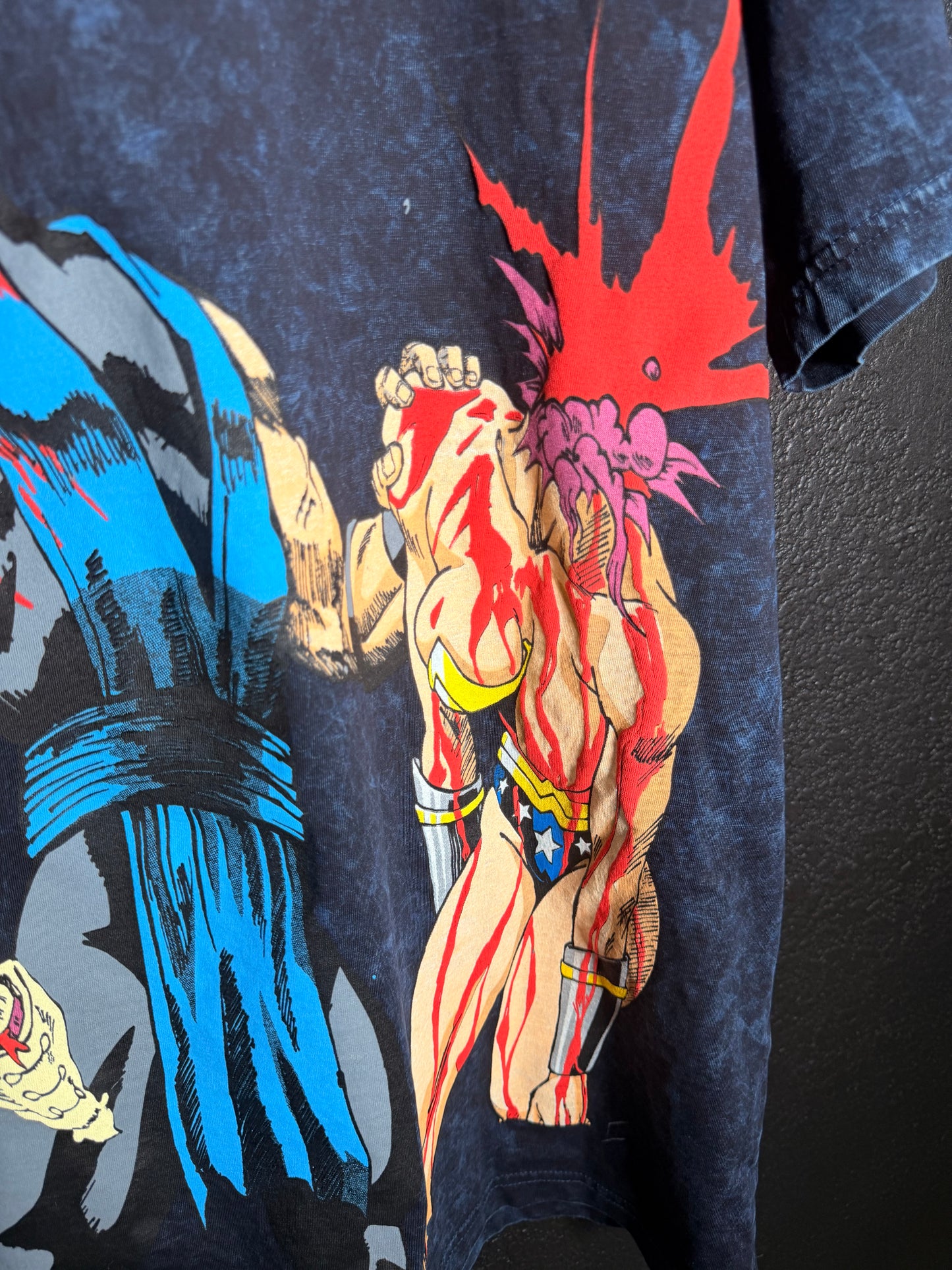 Navy acid wash - Superman Fatality Kills front  - Sub Zero Fatality
