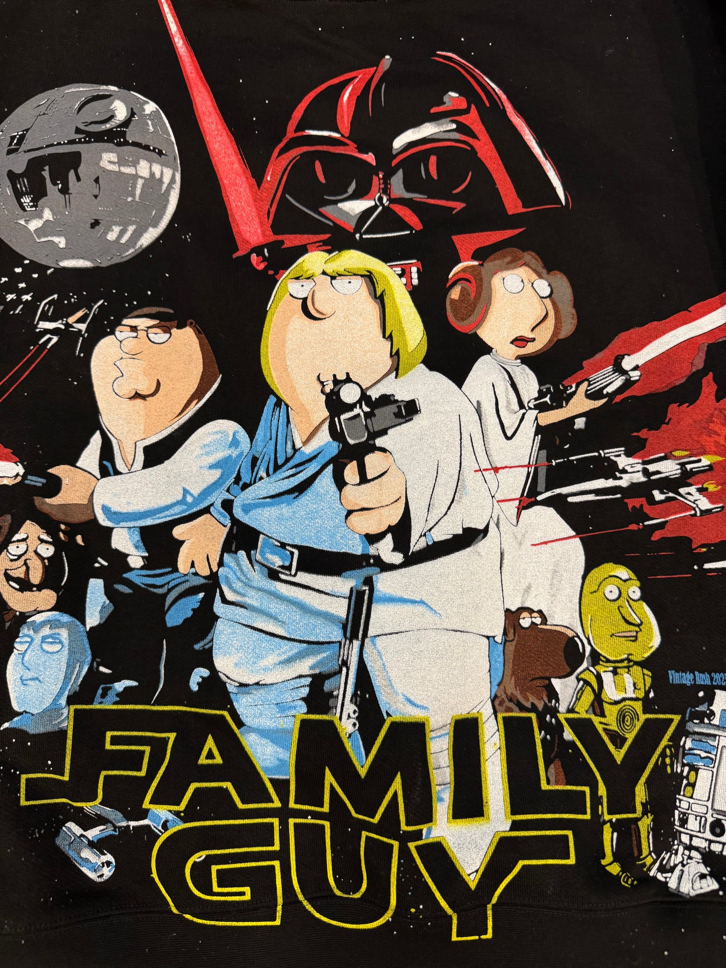 (Black Friday ) Faded Star Wars Front - Blue Harvest Back