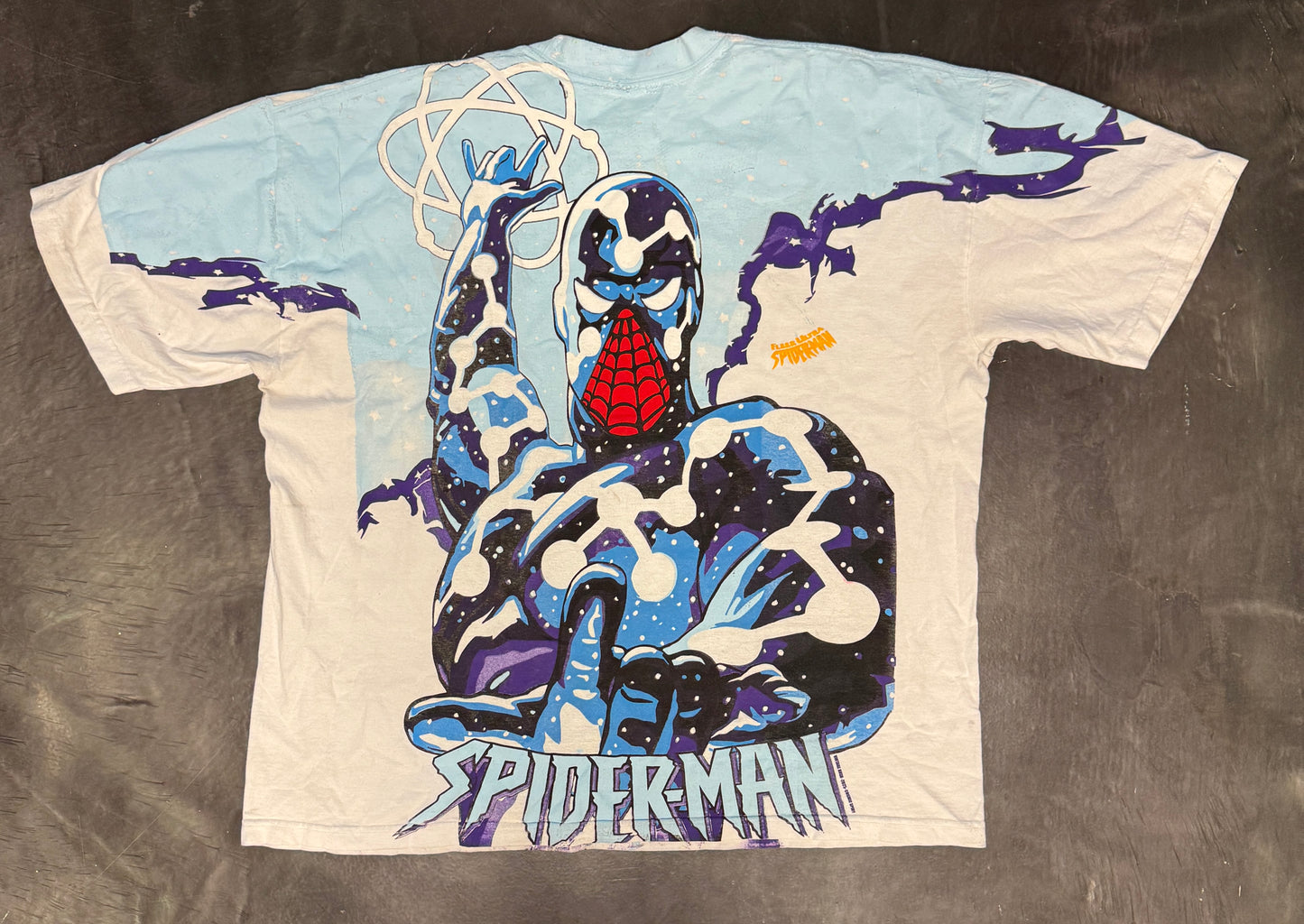 (Black Friday) (Imperfections) White - 2XL- Cosmic Spider-Man