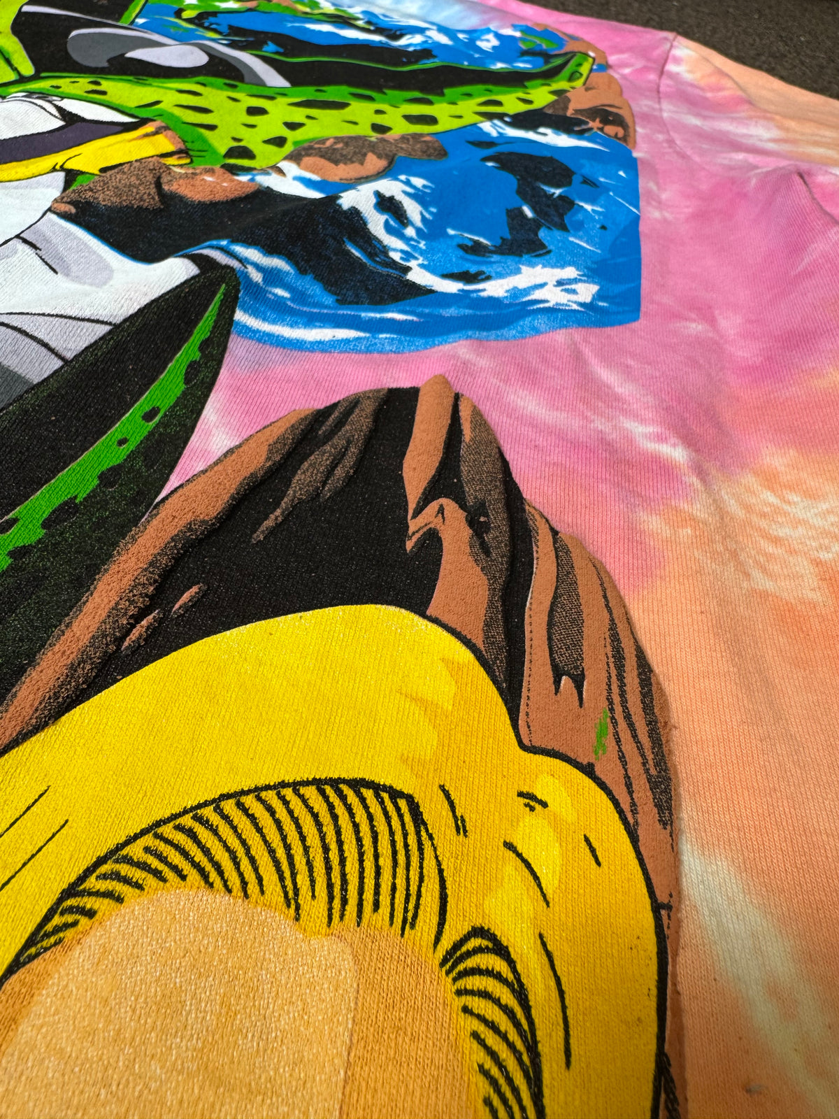 Sherbet Tie Dye - Gohan Front - Cell Forms Back - Shirt
