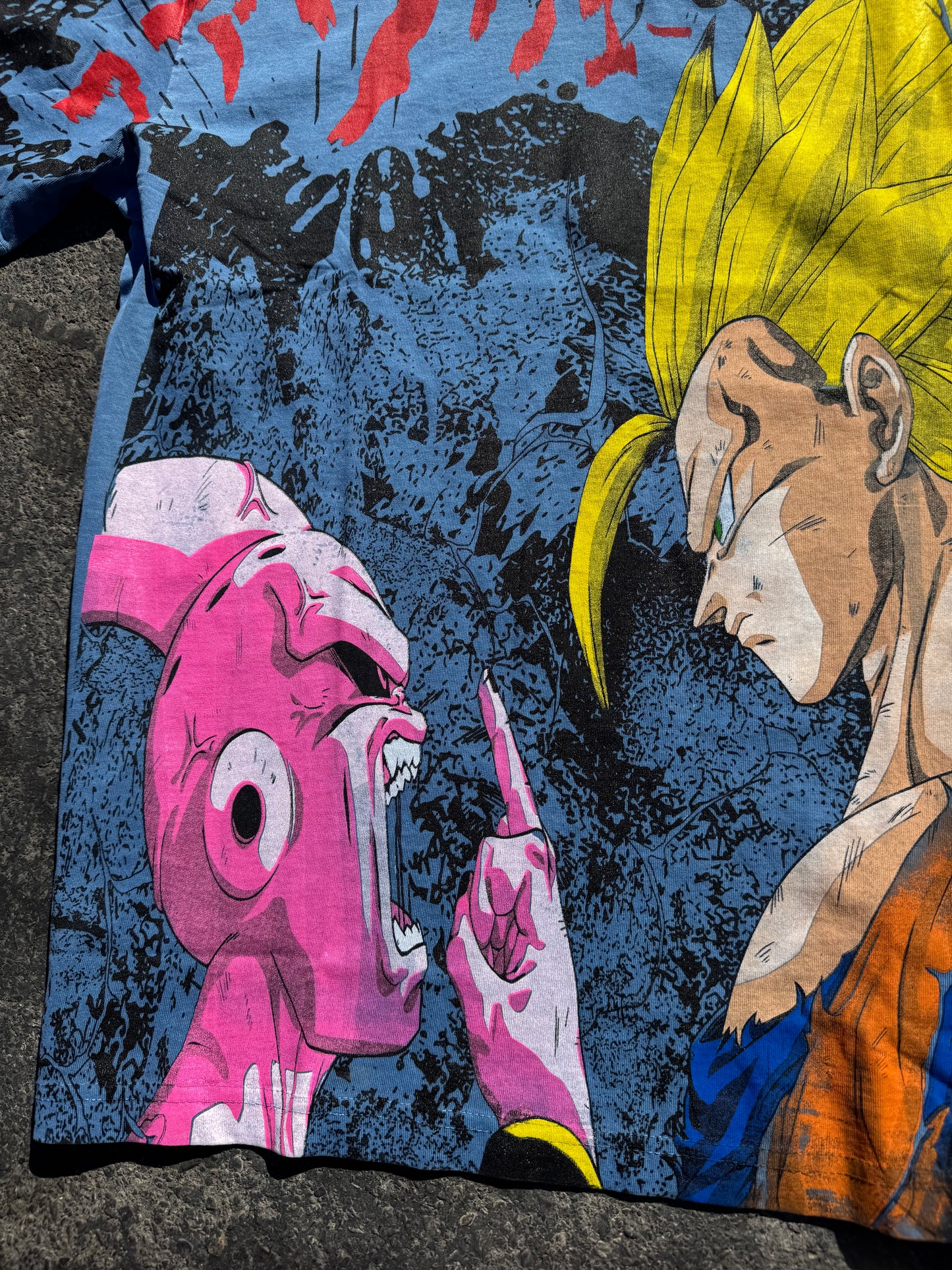 Sapphire Blue - Buu Vs Goku Mega print