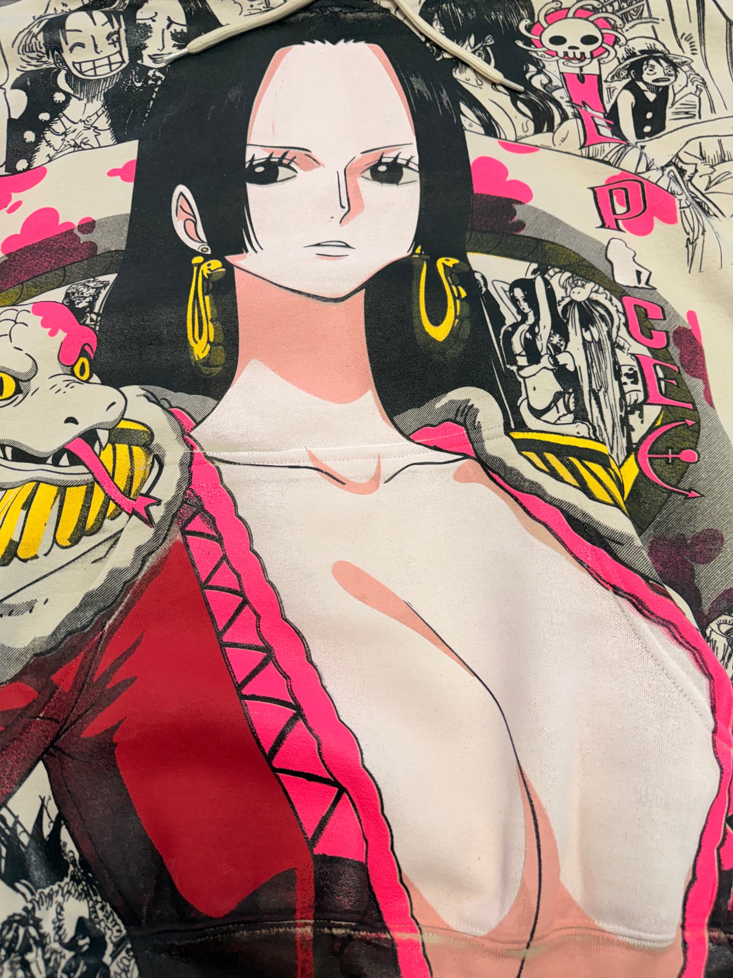 Cream HOODIE - Boa Hancock Hoodie