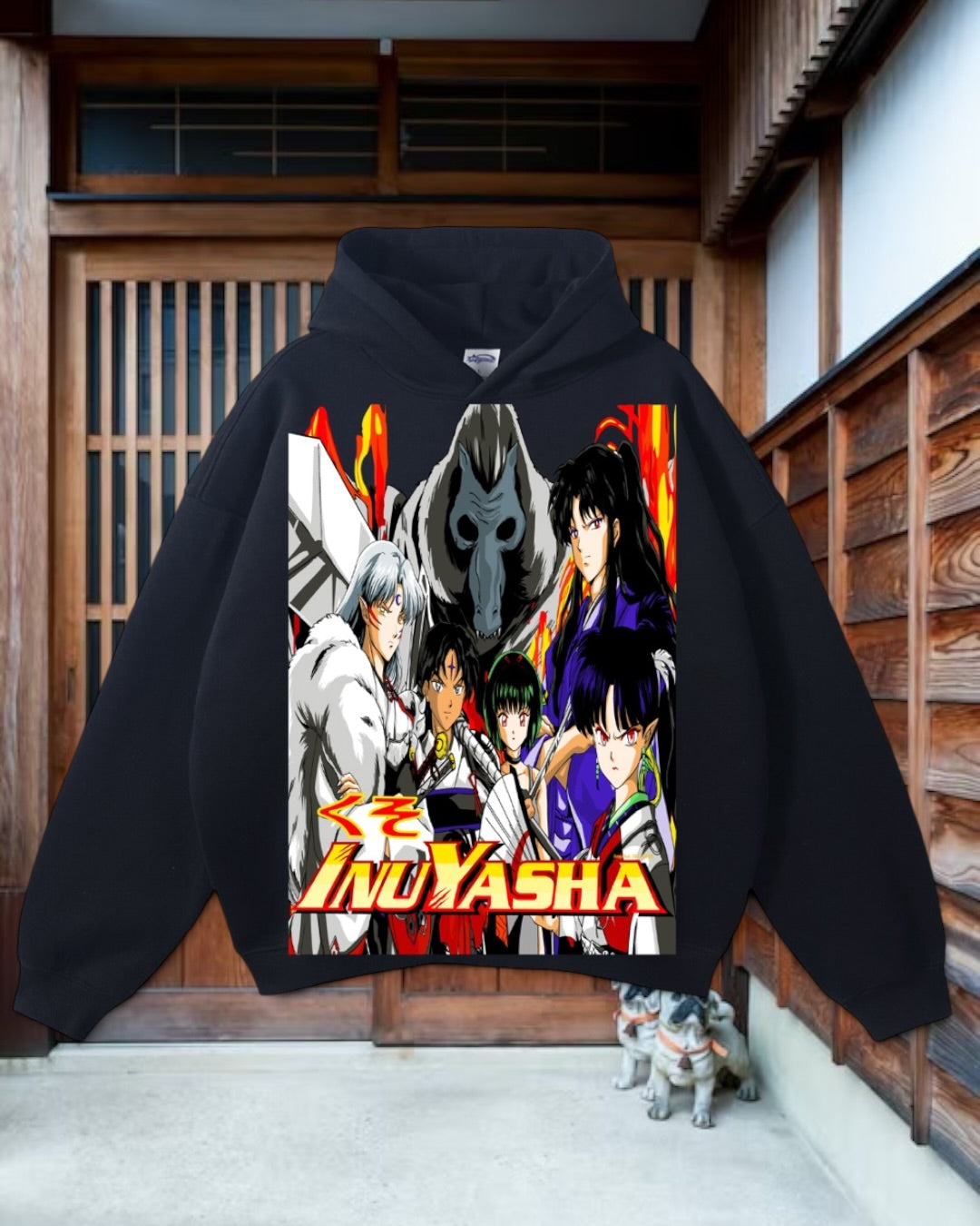 Black - Inuyasha Group Hit Front - F Inuyasha Back