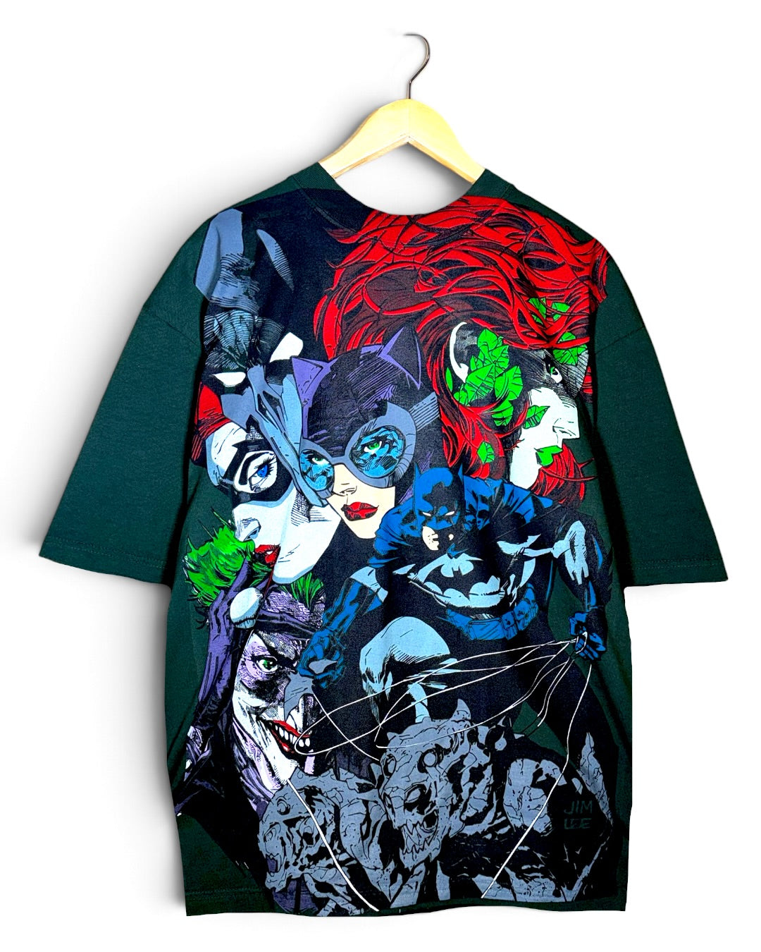 Dark Green - Batman & Catwoman Front - Villains Back