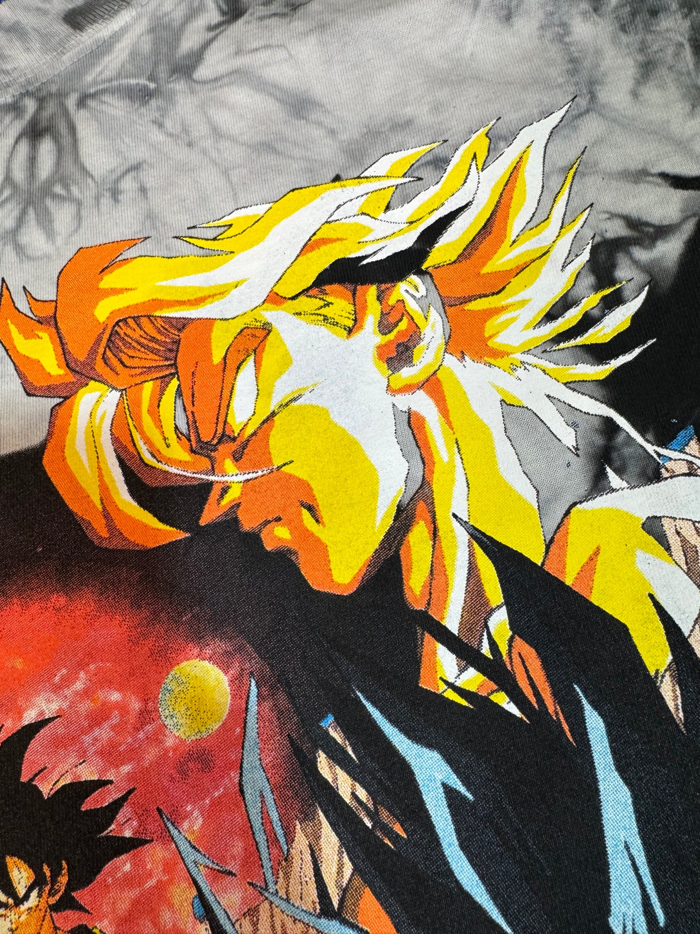 Black Tie Dye - Vegeta’s Death Monochrome