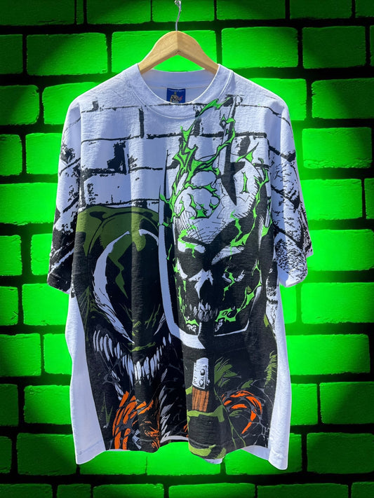 White - Olive Venom - Glow and the dark ink and metallic ink!