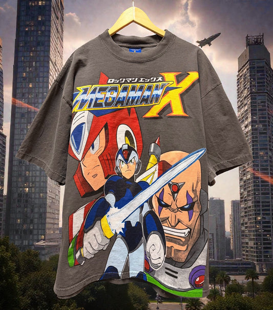 Faded  - Mega Man X Big faces Front & Mega Man X SNES Back