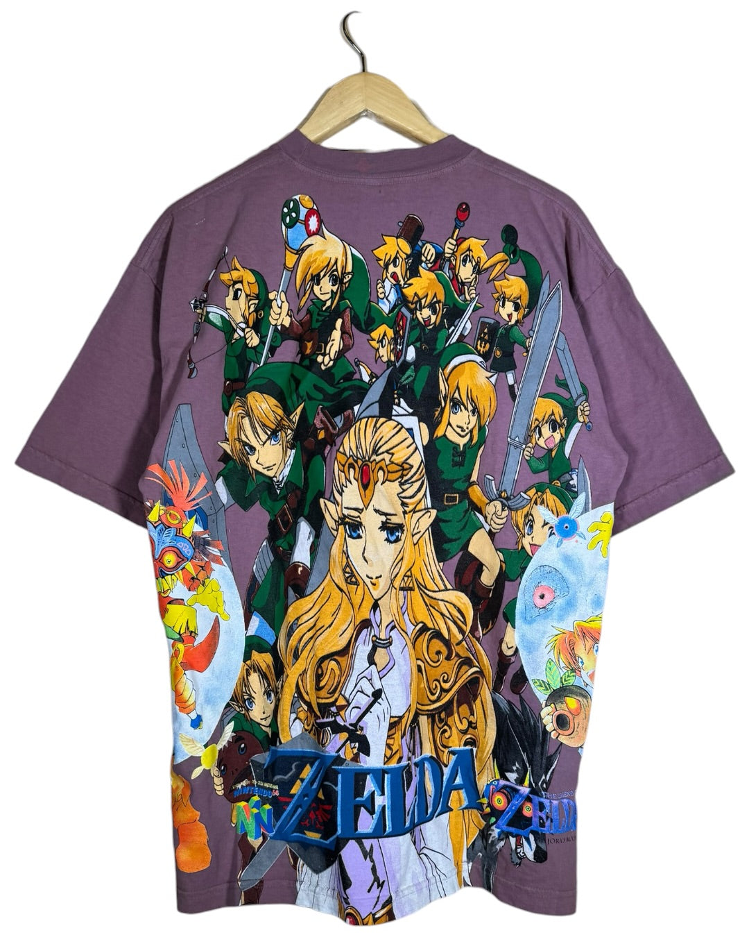 Mauve - Master Sword Front - Links Back - Majora’s Mask Sides - 360 Shirt