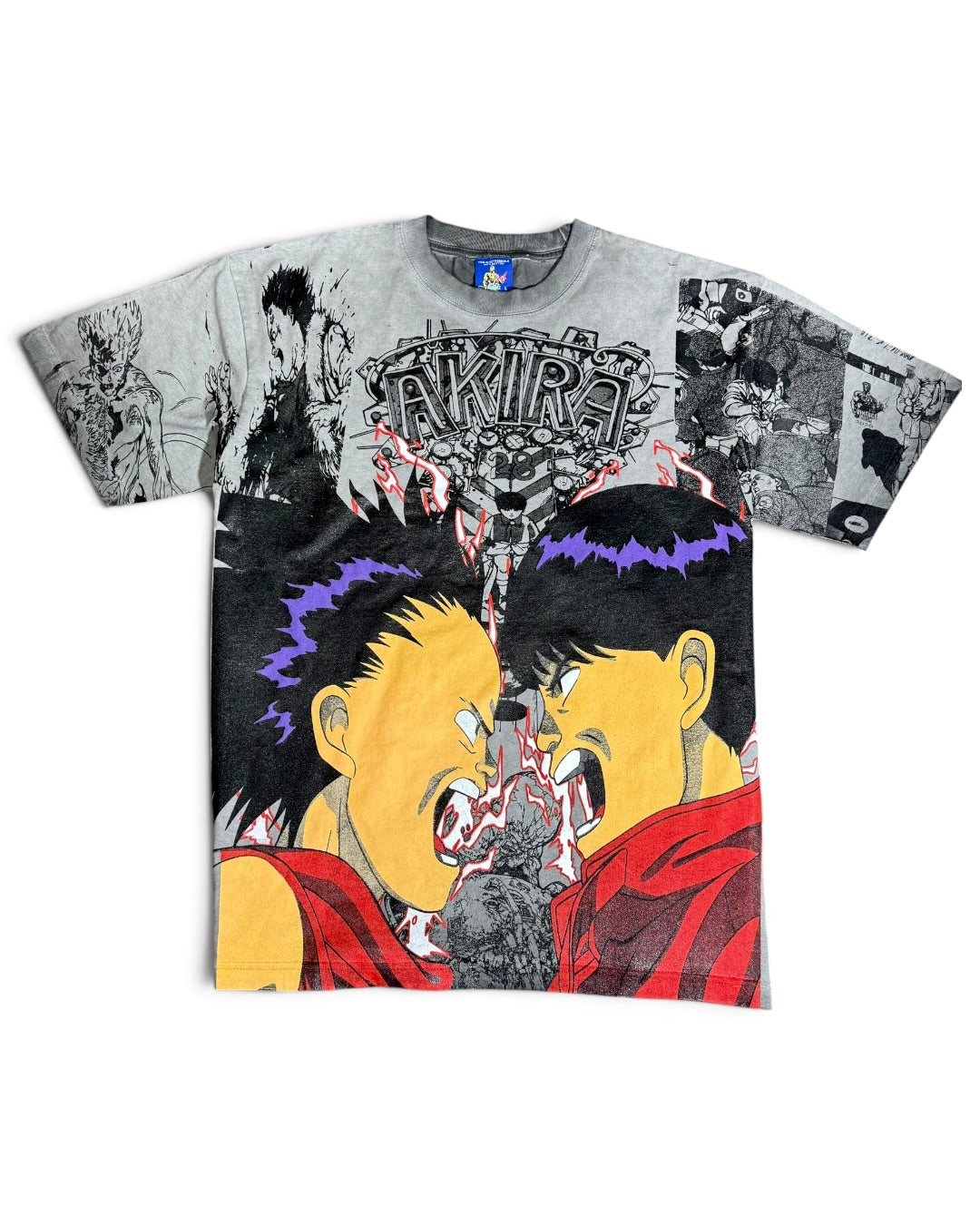 Black Oil Wash - Akira Manga Mega Print - Shirt