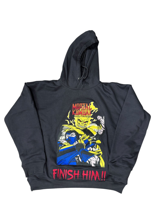 Black-Small, Large-FINISH HIM hoodie