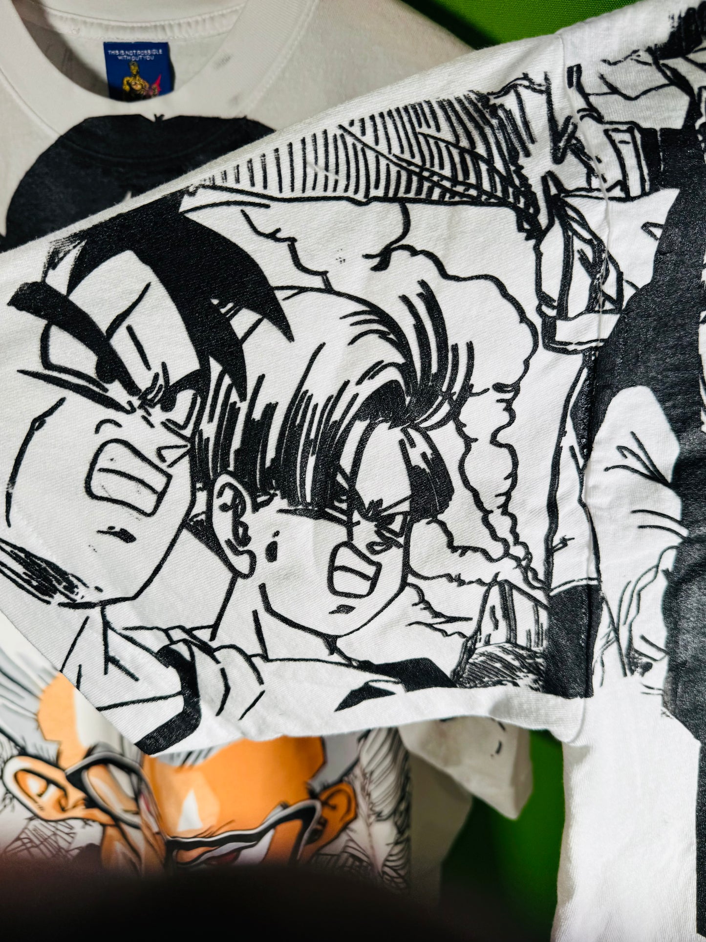 White - Beast Gohan Front & Gohan black back