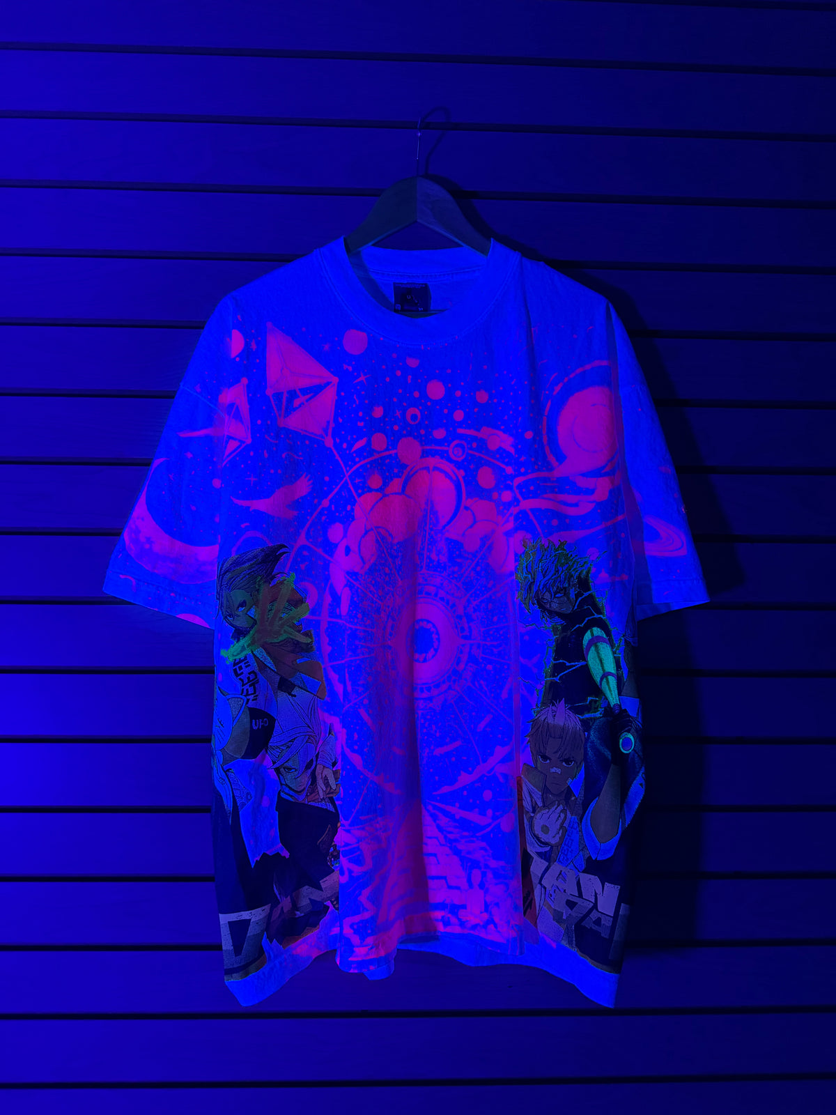 White Glowing Pink - Dandadan - 360 Shirt