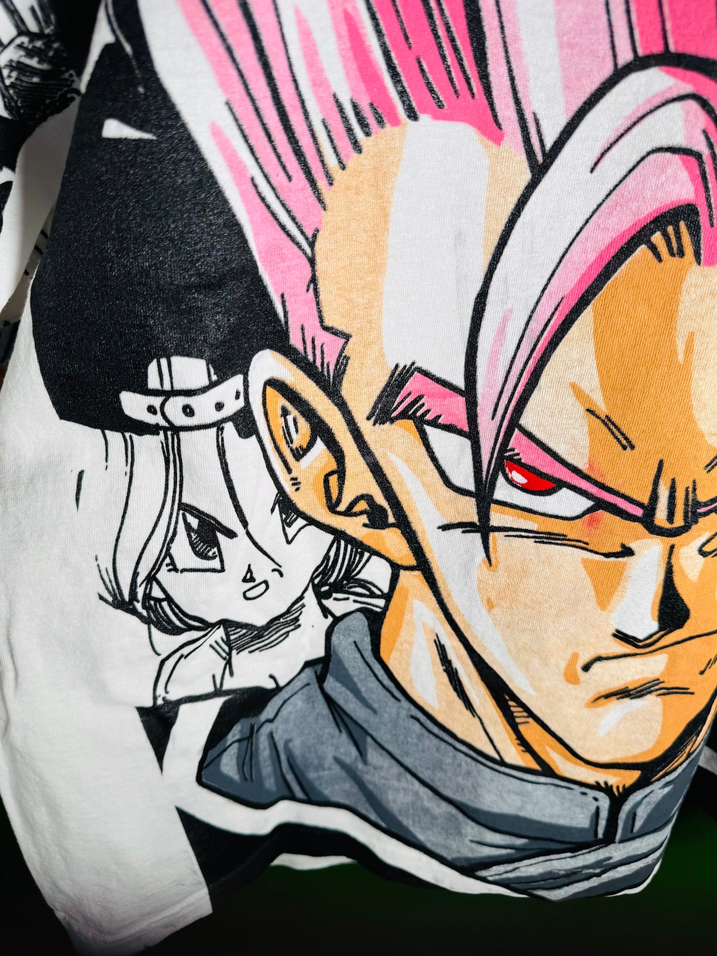 White - Beast Gohan Front & Gohan black back