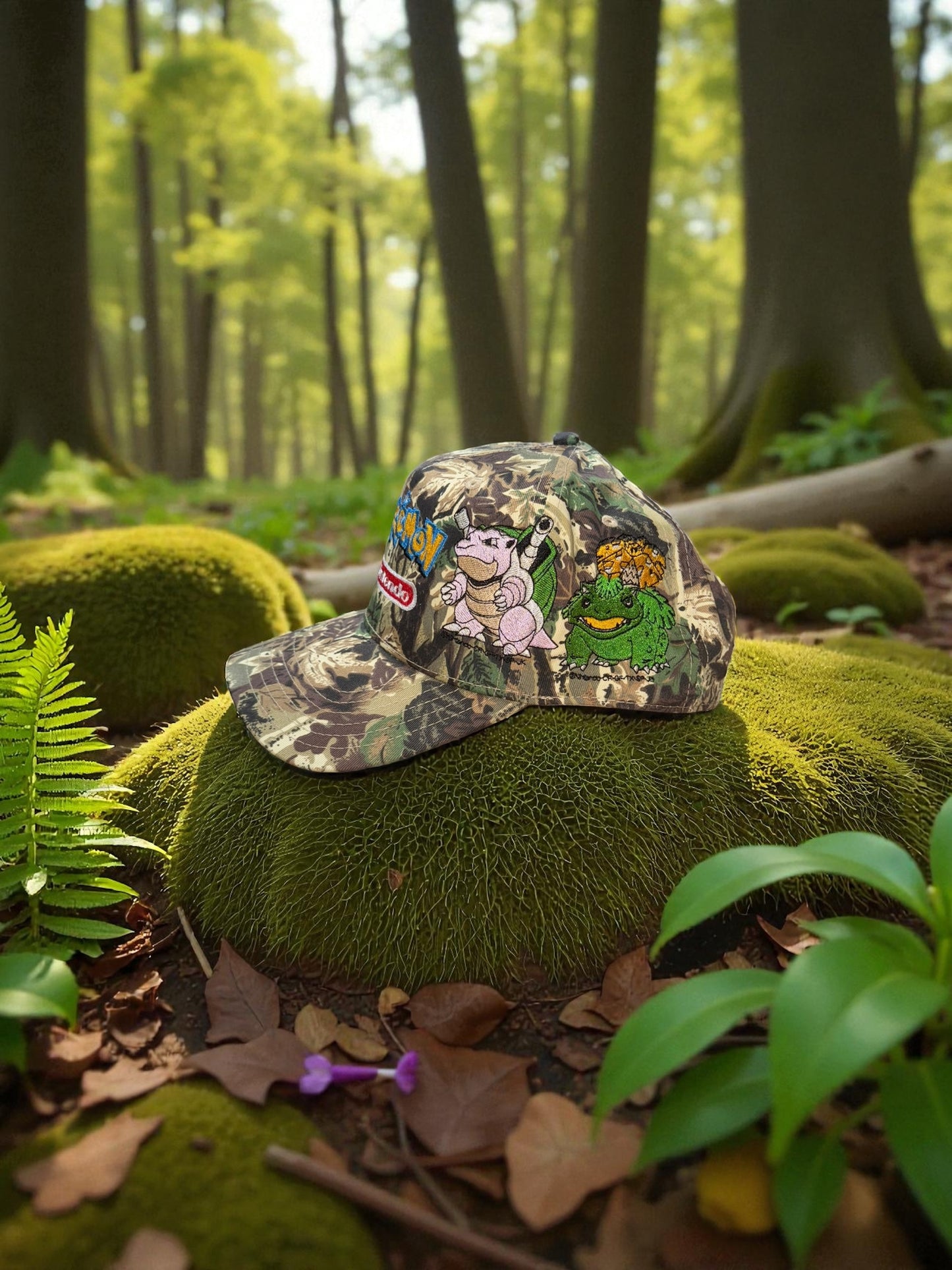 Forrest Camo print - shinny Poke Starter Hat