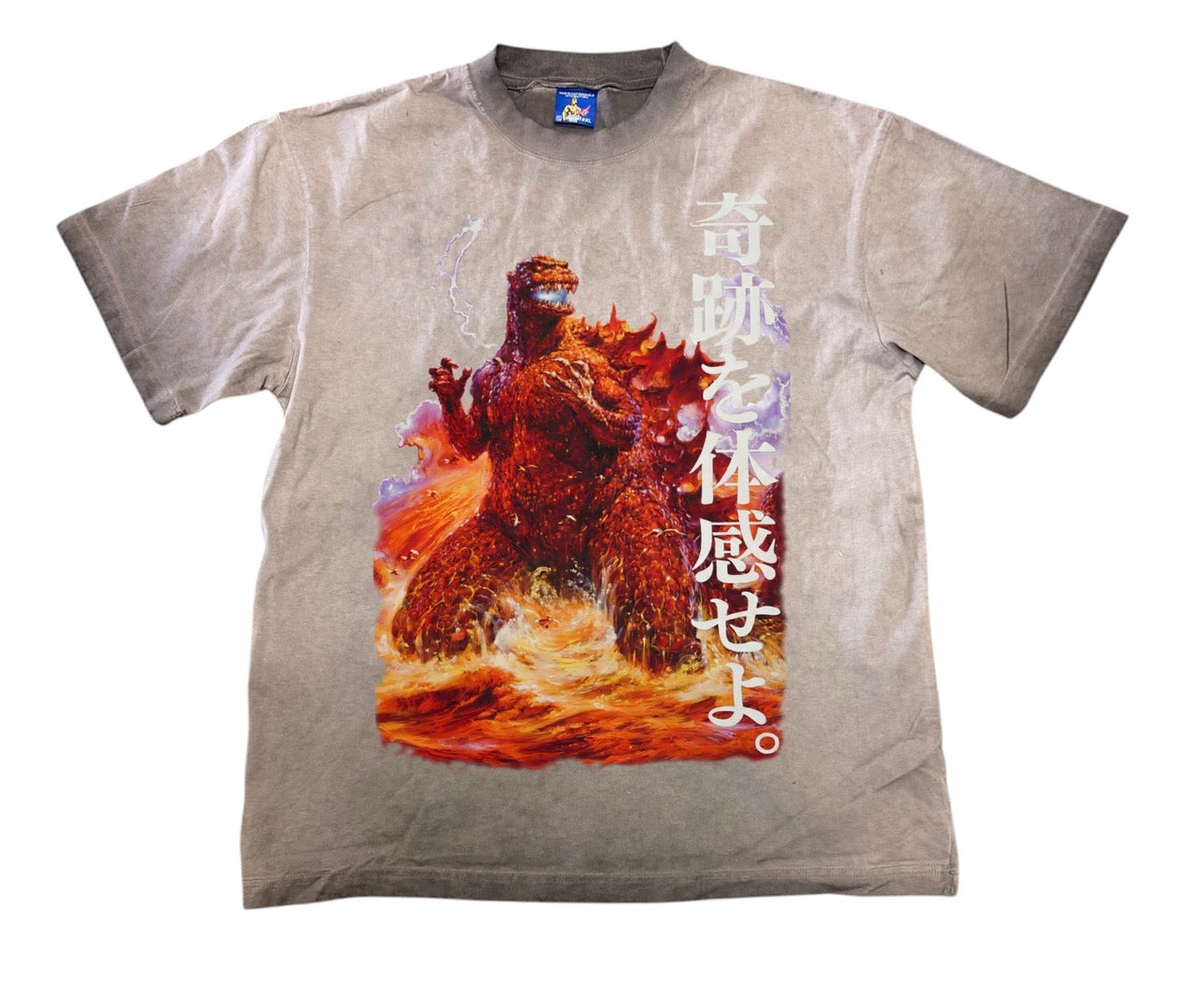 Black Oil Wash - Godzilla Shirt