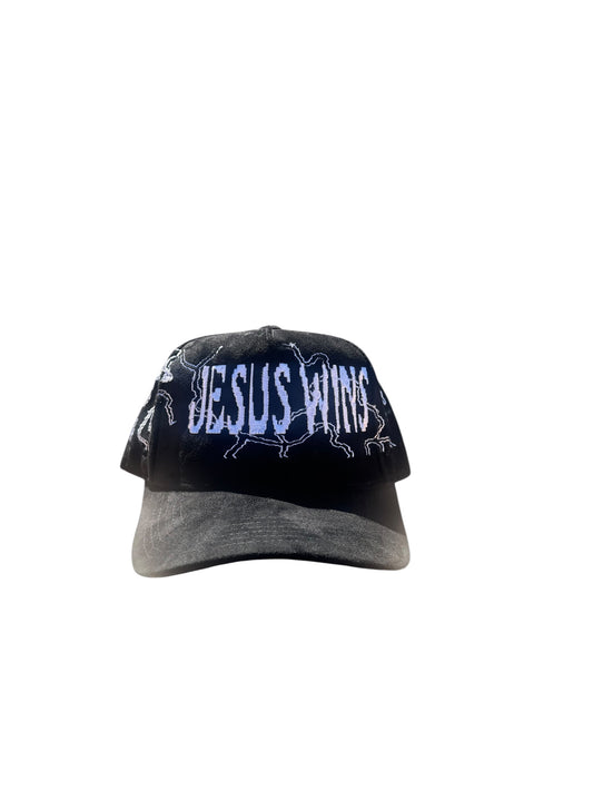 Black Suede - Jesus Wins Hat
