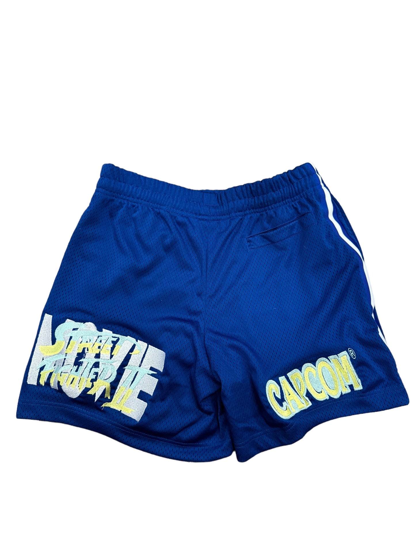 Blue- Showering Chun-Li shorts