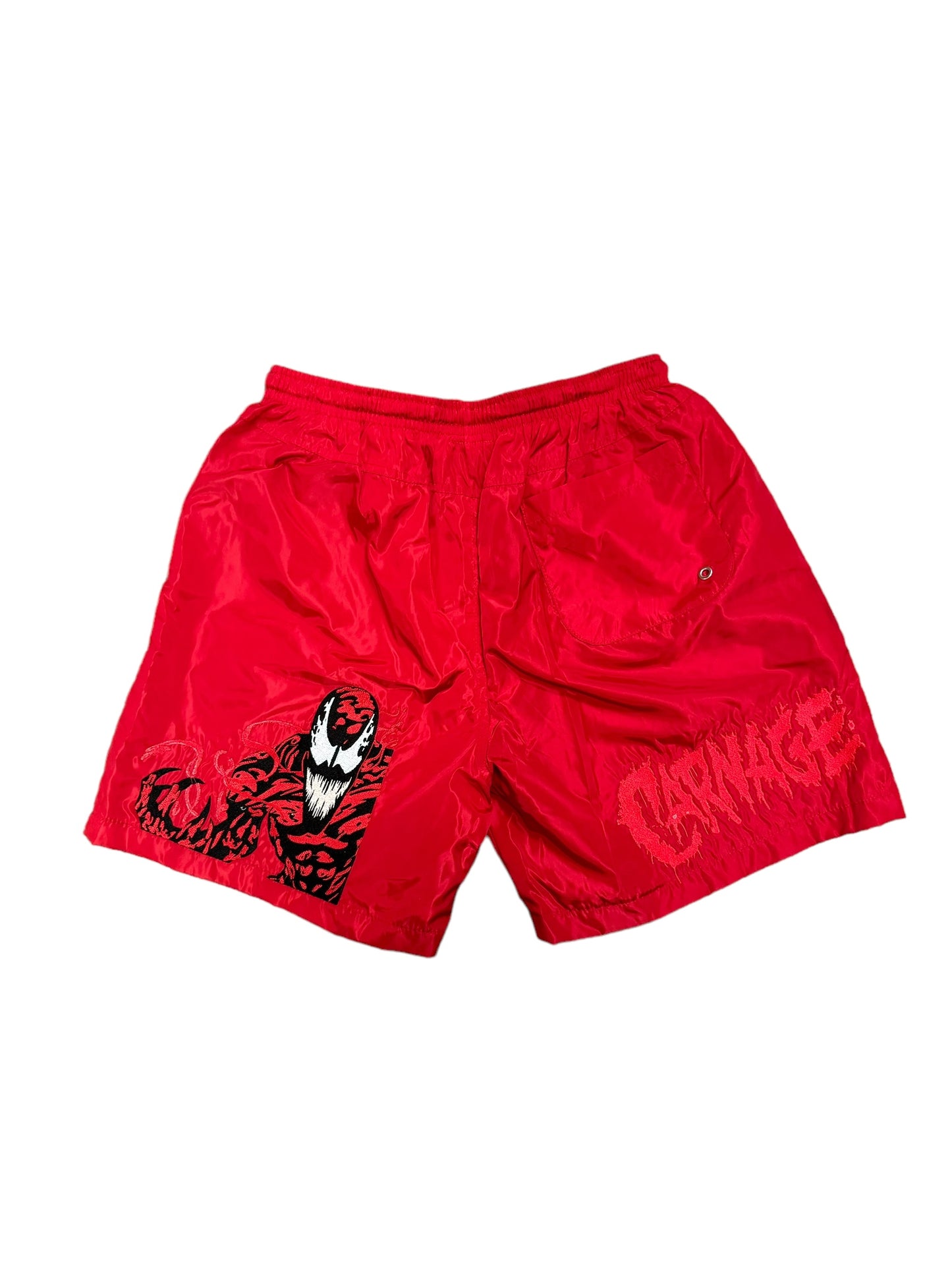 Red- Carnage Shorts