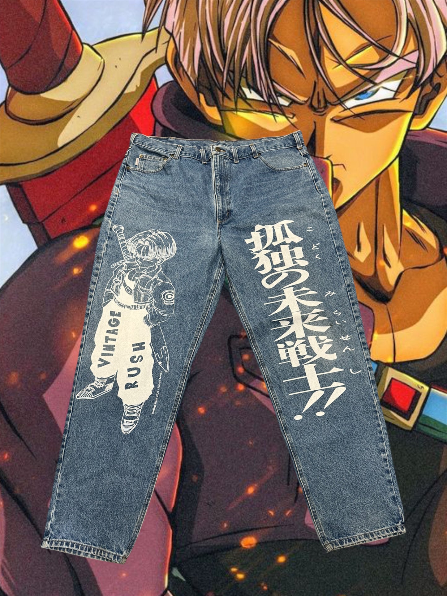 Blue -Vintage Future Denim Jeans