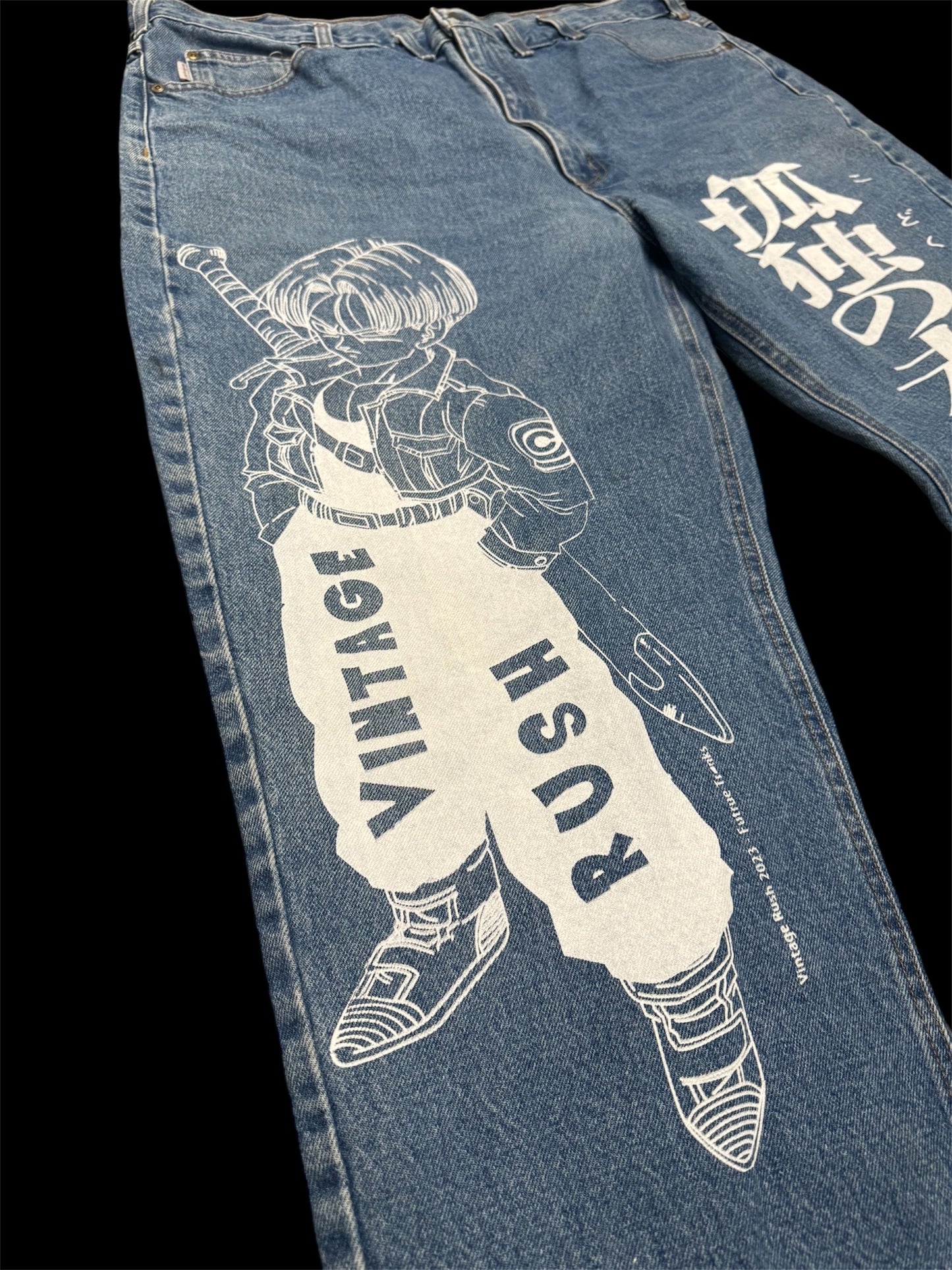 Blue -Vintage Future Denim Jeans