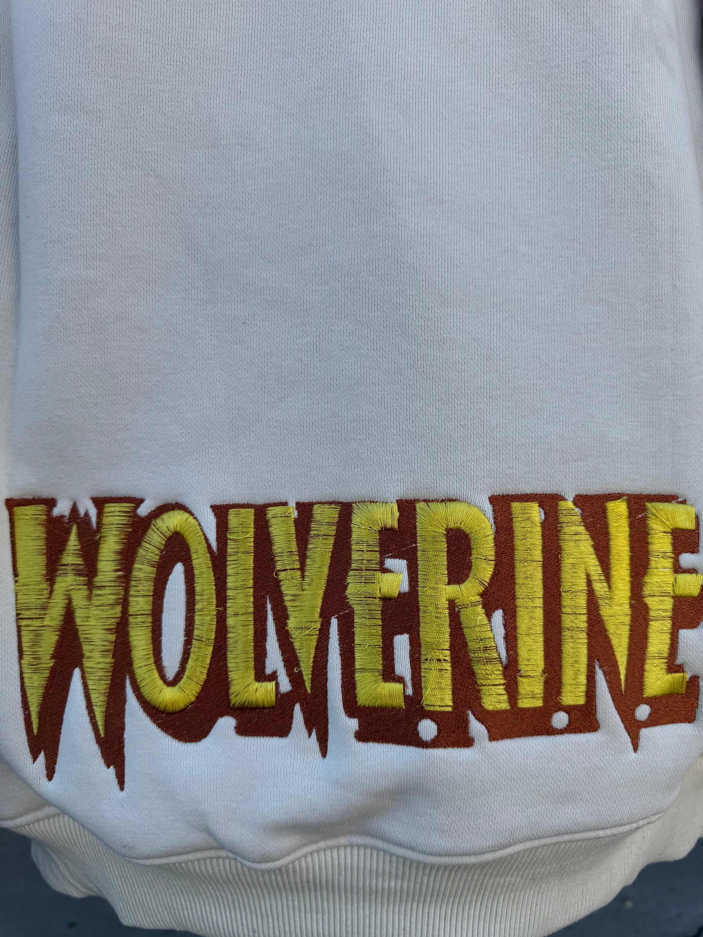 Premium Cream Wolverine Hoodie