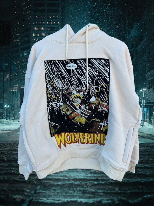 Premium Cream Wolverine Hoodie