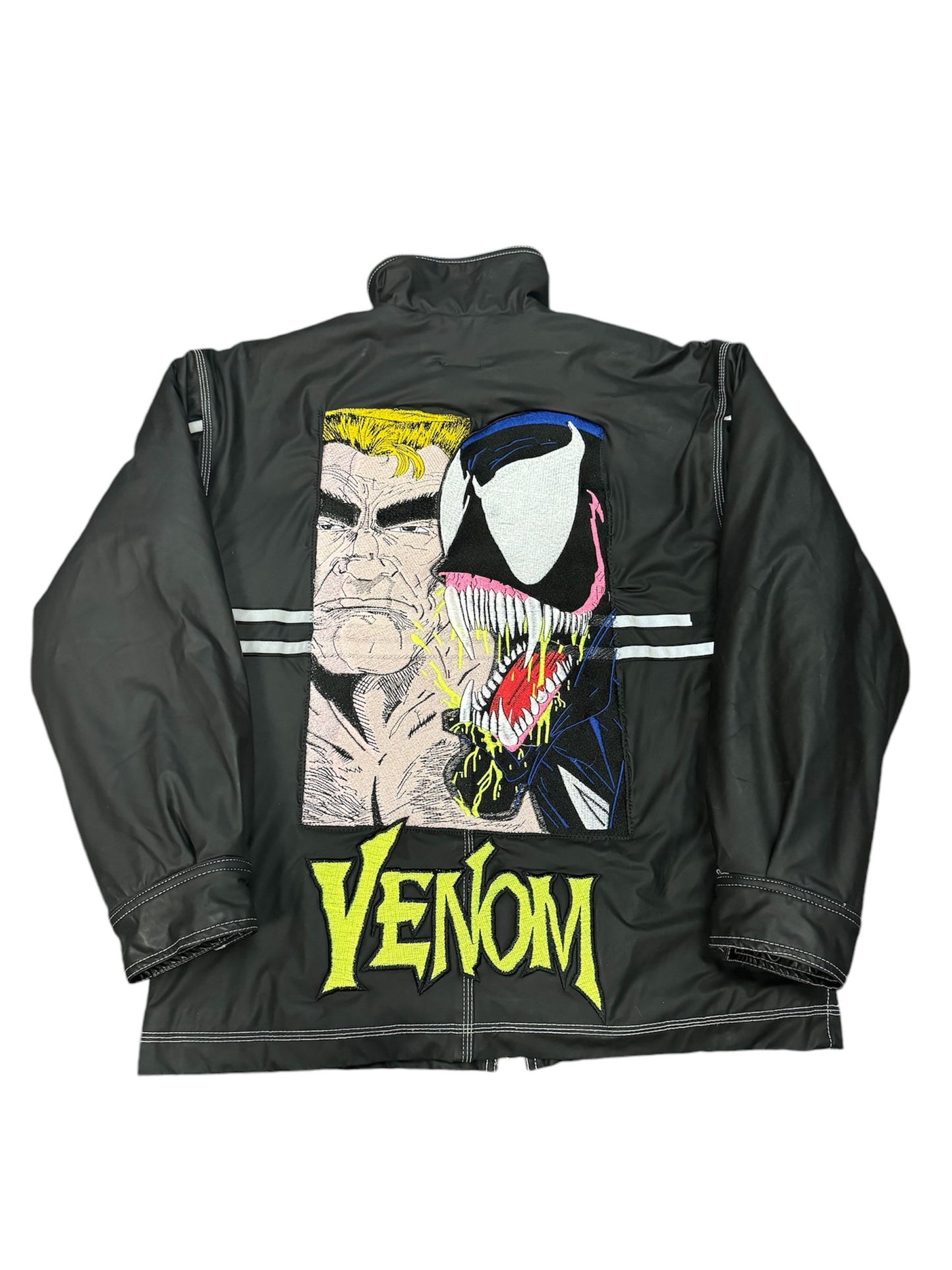 Vintage Black Jacket- Venom