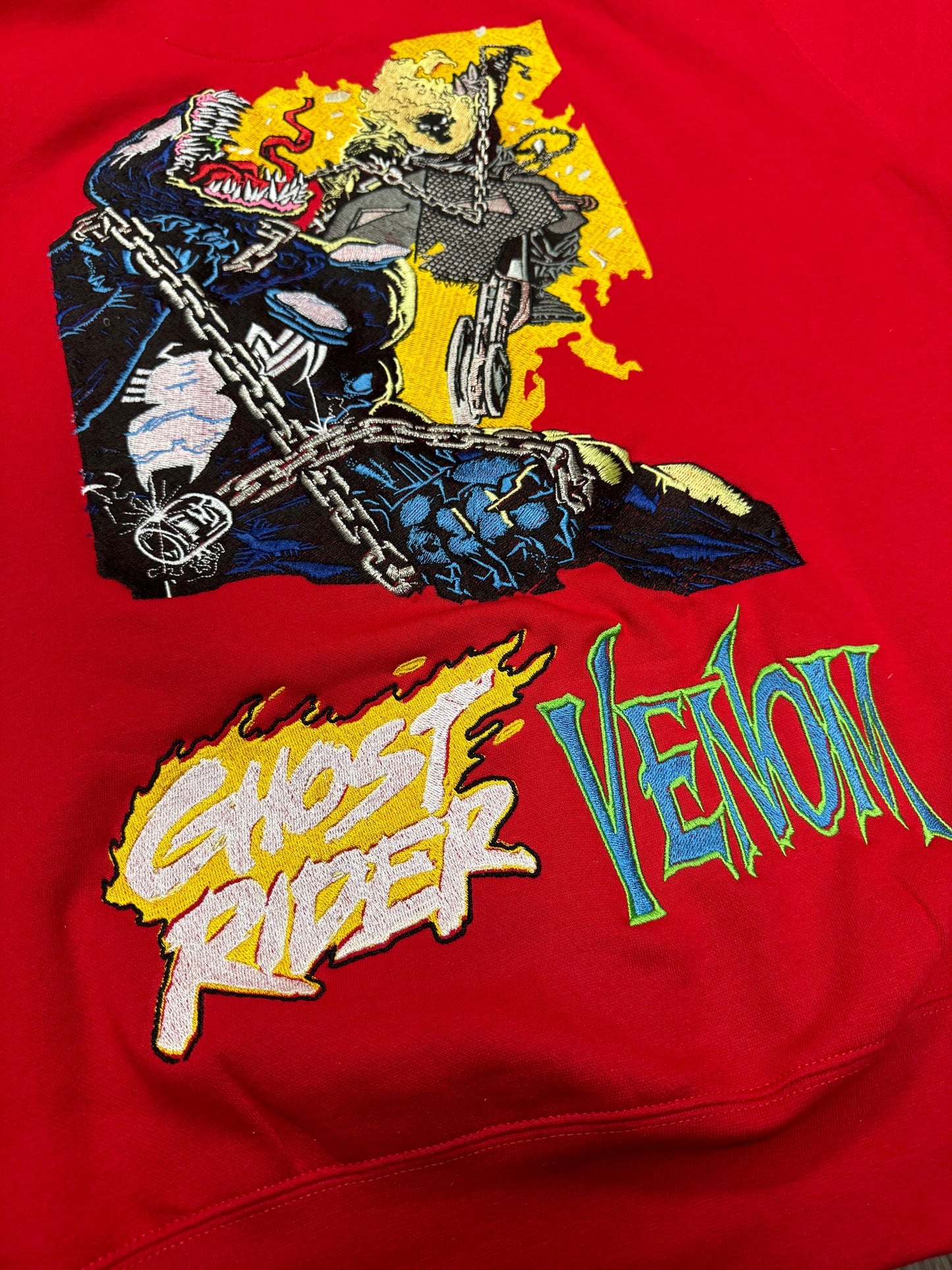 Red Venom vs Ghost Rider Carhart Jacket