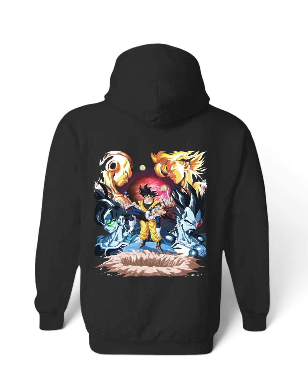 Black - Vegeta’s Death Monochrome- Hoodie
