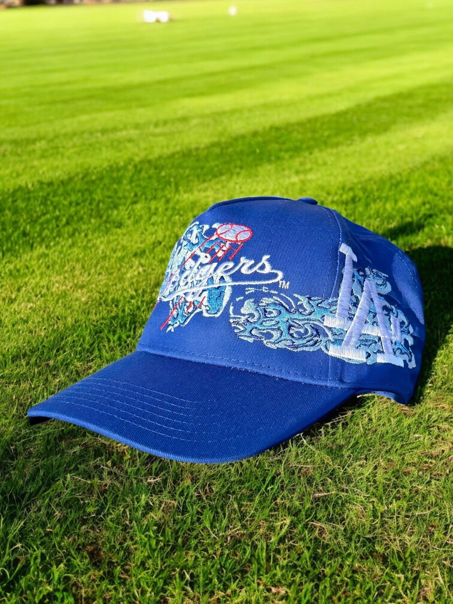 Blue - Dodger Flame Hat