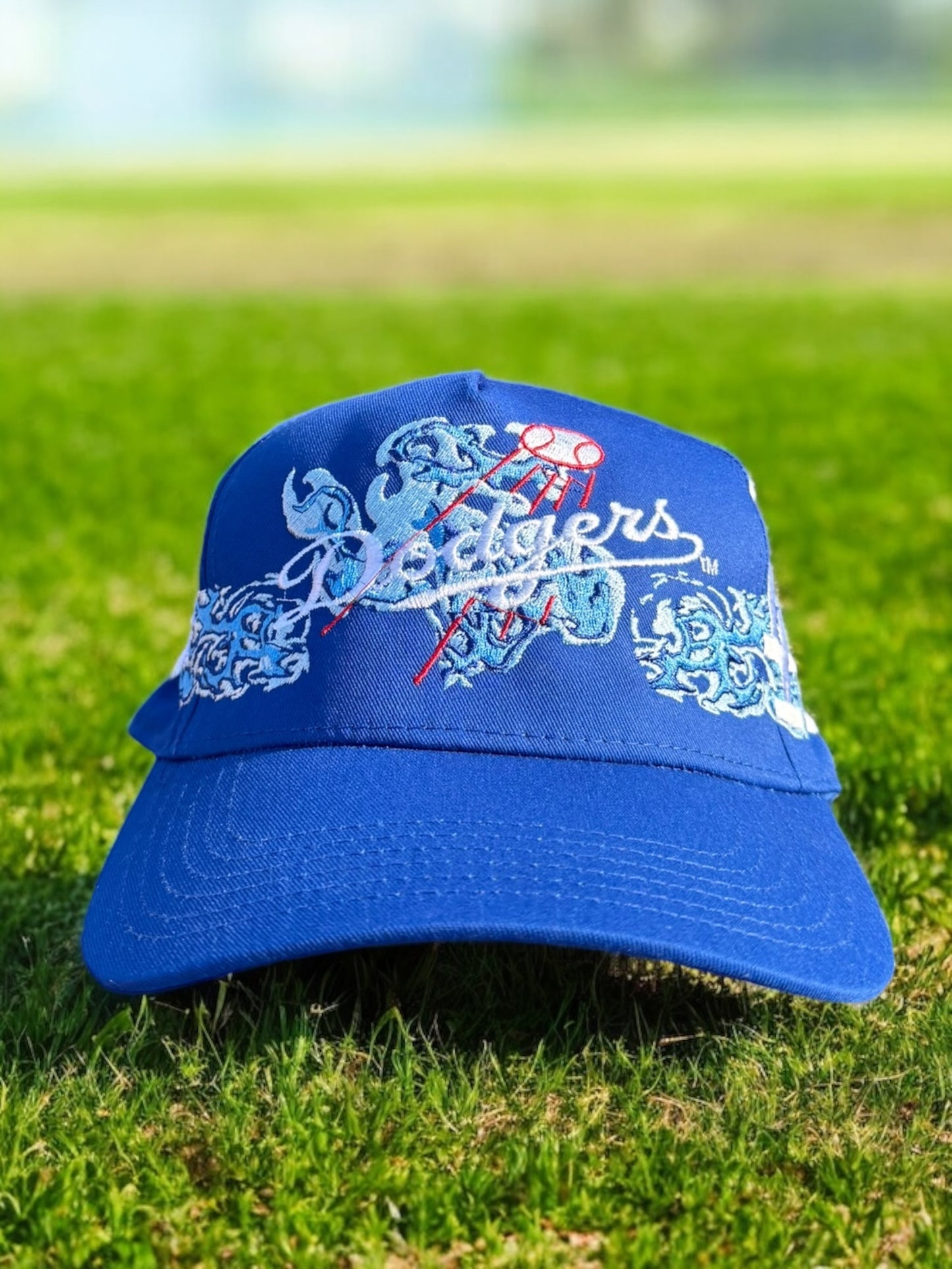 Blue - Dodger Flame Hat