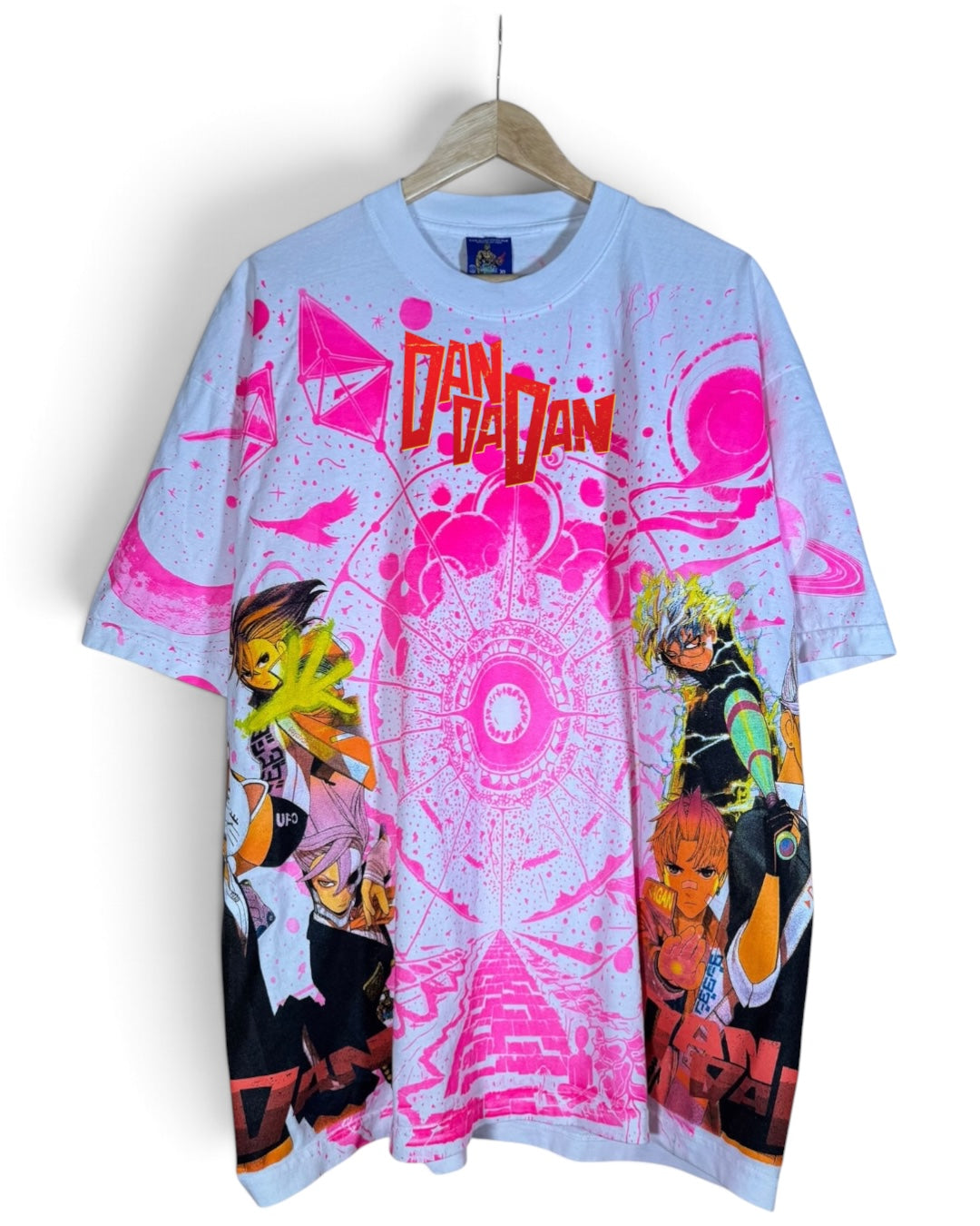 White Glowing Pink - Dandadan - 360 Shirt