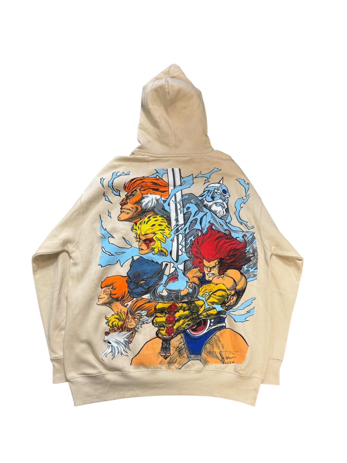 (Black Friday ) cream Premium - Lionel Front & Thunder cats back