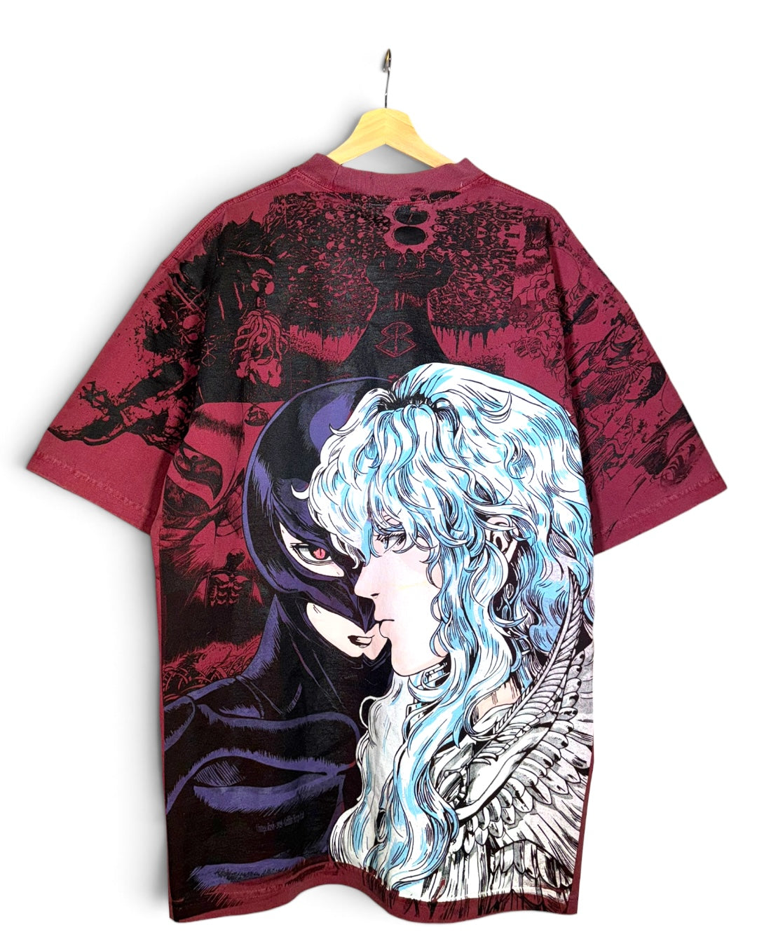 Faded Red - Griffith Manga Panels Mega Print - Shirt