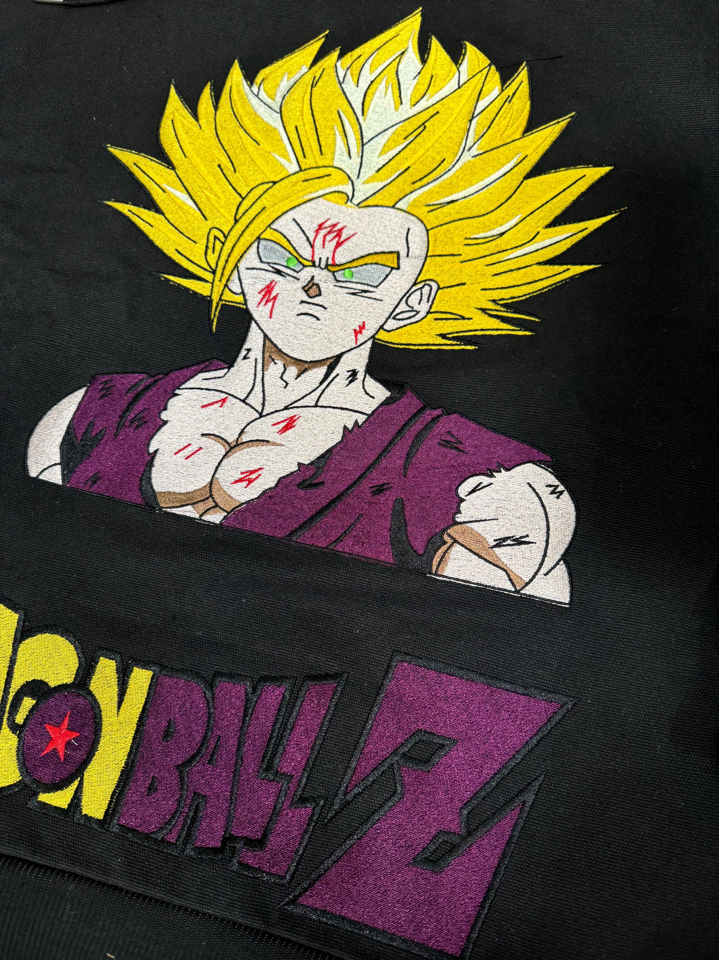 DBZ Black Gohan-Canvas Hoodie