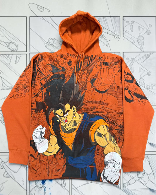 Orange Hoodie - Vegito Manga Panel Mega Print