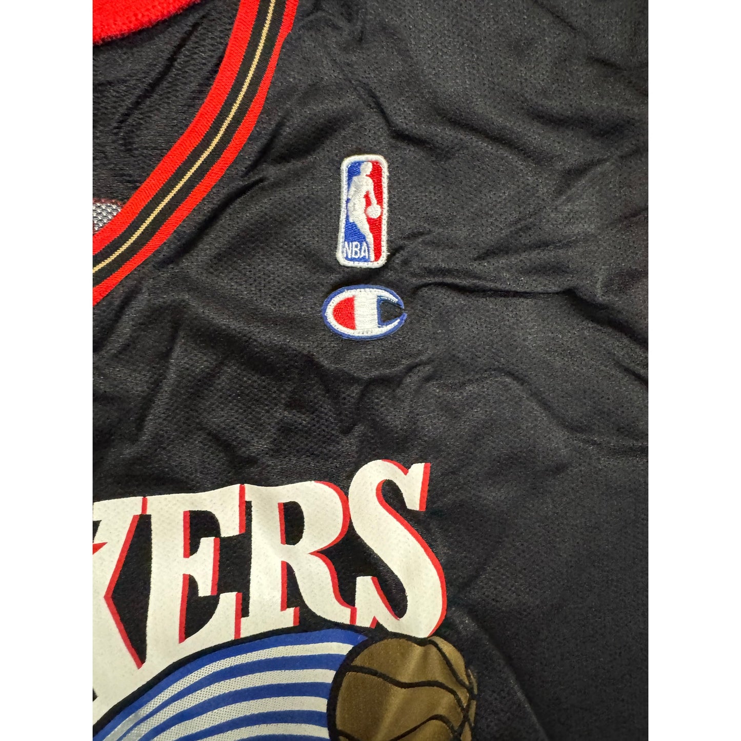 Vintage Champion NBA Philadelphia 76ers  Allen Iverson 3