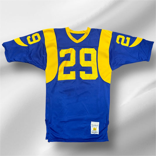 Vintage NFL Sand-Knit Rams 29 Eric Dickerson Size L Jersey