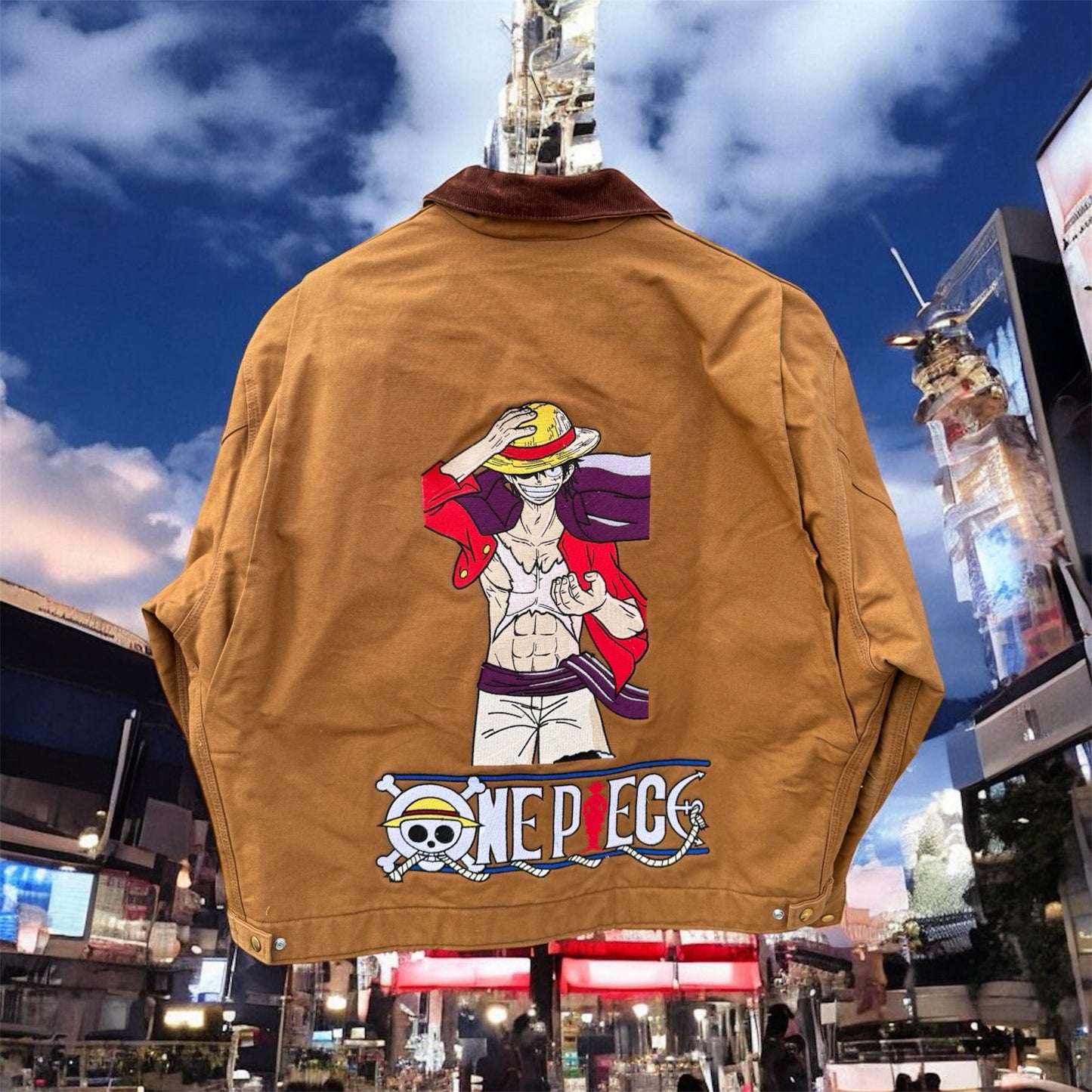 Brown Luffy Coat