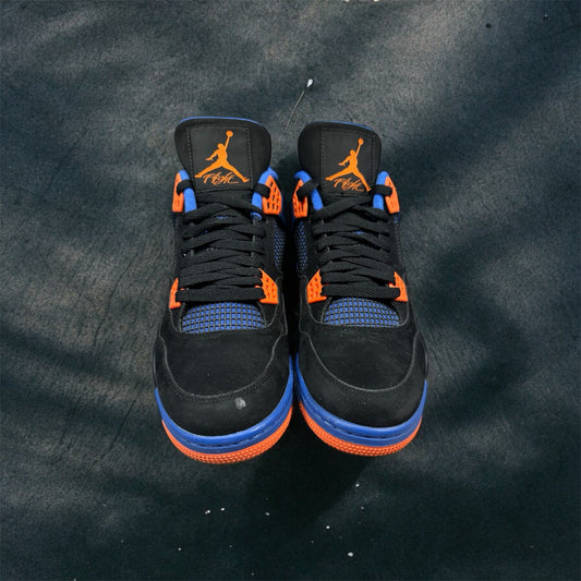 AIR JORDAN 4 RETRO
BLACK/SAFETY ORANGE-GAME ROYAL