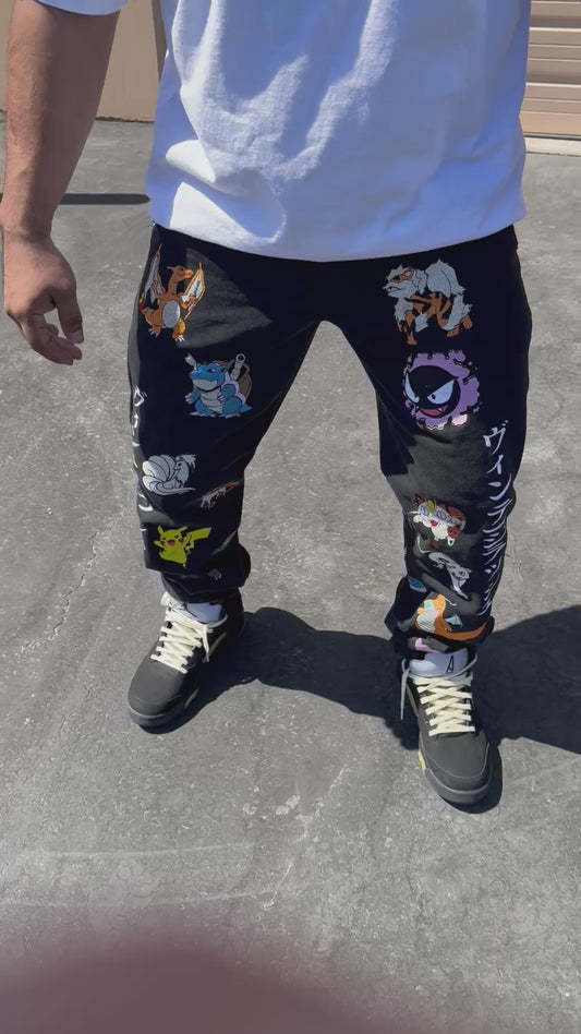 Pokemon denim pants 34 X 34